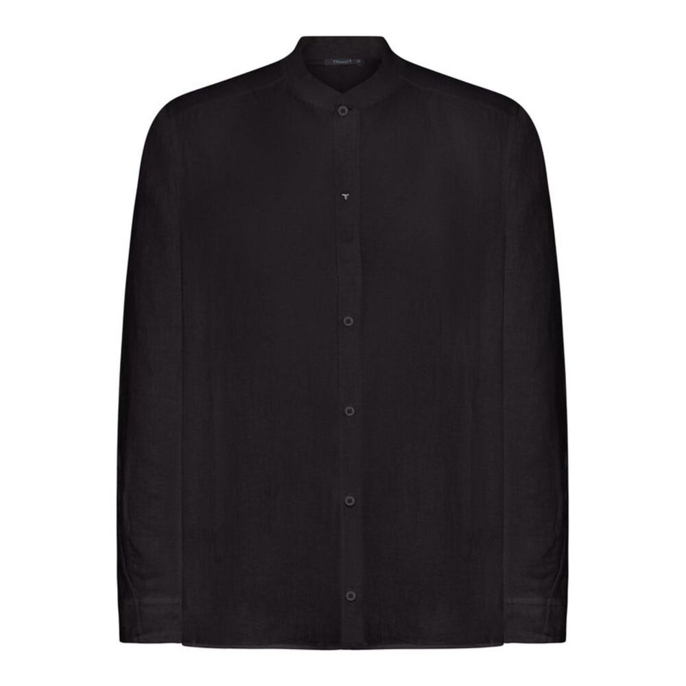 Transit Men Mandarin Collar Shirt